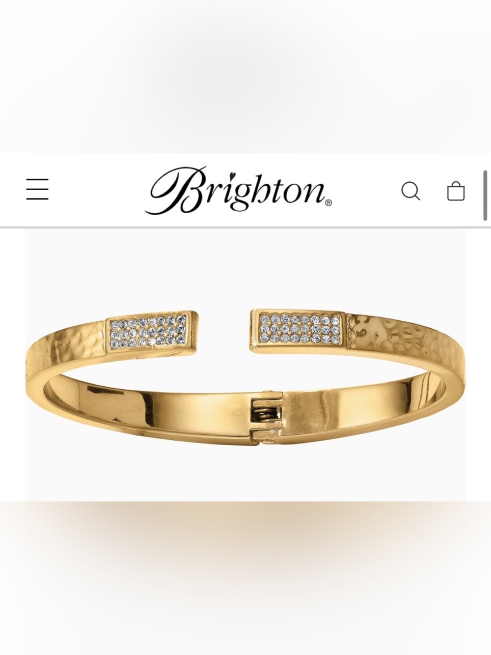 Brighton Meridian Zenith Hinged Bangle